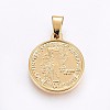 304 Stainless Steel Pendants X-STAS-H458-10G-2