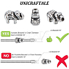 10Pcs 304 Stainless Steel Beads STAS-UN0050-03-5