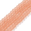 Transparent Glass Beads Strands EGLA-A034-T8mm-MD21-1