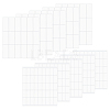 BENECREAT 10Pcs 2 Style Rectangle Blank Paper Self-Adhesive Present Stickers DIY-BC0003-65-2