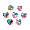 Faceted Glass Charms RGLA-L026-B07-1