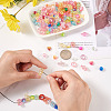 800Pcs 8 Style Transparent Acrylic Beads TACR-FW0001-05-6