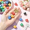 30Pcs 6 Colors Acrylic Pendants OACR-CJ0002-47-4