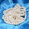 AB Color Plated Shell Pearl Round Bead Strands X-BSHE-L011-8mm-C001-2