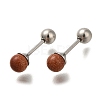 201 Stainless Steel Ear Plugs Gauges EJEW-C118-08P-05-1