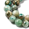 Natural Green Line Jasper  Beads Strands G-L639-A01-12mm-4