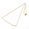 304 Stainless Steel Mariner Link Chain Necklaces NJEW-O058-14G-2