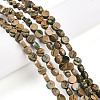 Natural Verdite Stone Beads Strands G-N346-06A-03-1