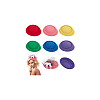 6Pcs 6 Colors Velvet Cloth Mini Hat Fascinator Base AJEW-NB0005-97-7