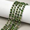 Natural Green Diopside Beads Strands G-P617-A01-01-1