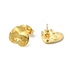 304 Stainless Steel Stud Earring Findings STAS-L024-003G-01-2
