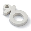 Non-Tarnish 304 Stainless Steel Charms STAS-G244-01D-3
