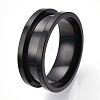 201 Stainless Steel Grooved Finger Ring Settings RJEW-TAC0017-8mm-03B-2