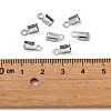 Tarnish Resistant 304 Stainless Steel Folding Crimp Ends STAS-R063-29-3
