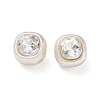Baking Painted Acrylic & Rhinestone Beads RB-CBA19D7-04B-1