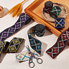 FINGERINSPIRE 12.25M 7 Colors Ethnic Style Polyester Ribbons OCOR-FG0001-23-6