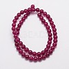 Natural & Dyed Malaysia Jade Bead Strands G-A146-6mm-A15-2