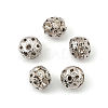 Brass Rhinestone Beads KK-U057-14P-3