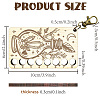  8-Position Wood Embroidery Thread Storage Trays TOOL-WH0056-024-2