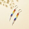 Natural Malaysia Jade with Alloy Wing Long Dangle Leverback Earrings EJEW-JE04910-04-3