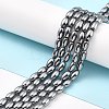 Terahertz Stone Beads Strands G-D461-12A-4