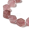 Natural Strawberry Quartz Beads Strands G-P534-A03-02-4