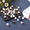 42Pcs 7 Style Electroplate Acrylic Pendants MACR-TA0001-26-5