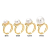 Brass Cup Peg Open Cuff Ring Settings LS-KK-G518-10G-03-4