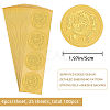 Plastic Self Adhesive Gold Foil Embossed Stickers DIY-WH0211-159-2