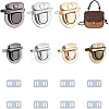 8 Sets 8 Styles Alloy Mortise Lock FIND-WR0001-33-1