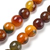 Natural Multi-Color Agate Beads Strands G-A261-B05-14mm-2