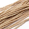 Faceted Rondelle Full Rainbow Plated Electroplate Glass Beads Strands X-EGLA-M004-2mm-A12-1