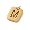 304 Stainless Steel Charms STAS-R001-01G-M-2