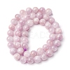 Natural Kunzite Beads Strands G-H313-01C-8mm-3