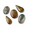Natural Ocean Jasper Pendants G-G694-M-06-1