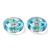 UV Plating Rainbow Iridescent Acrylic Beads OACR-P010-17B-3