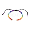 Adjustable Braided Nylon Thread Bracelet Making AJEW-JB00845-05-1