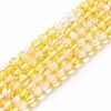 Synthetic Moonstone Beads Strands G-E573-02A-16-2