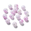 Two Tone Opaque Acrylic Beads LS-SACR-P024-01B-W04-1