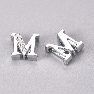 Alloy Slide Charms PALLOY-WH0066-21M-1