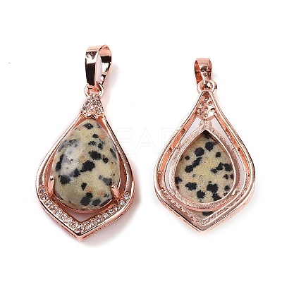 Natural & Synthetic Mixed Gemstone Pendants G-H283-04RG-1