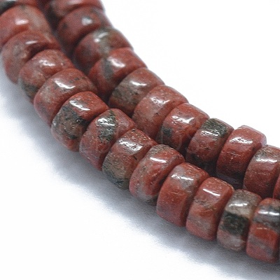 Natural Brecciated Jasper Beads Strands G-F631-A16-1