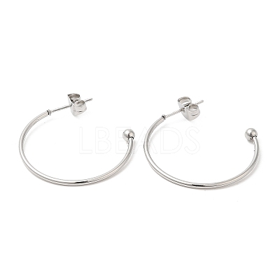 Non-Tarnish 304 Stainless Steel Stud Earring LS-EJEW-H134-02B-P-1