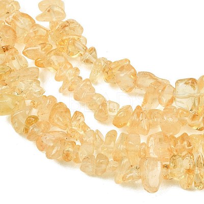 Natural Citrine Beads Strands G-F328-13-1