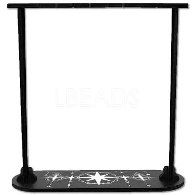 Wooden Crystal Display Shelf DJEW-WH0048-013-1