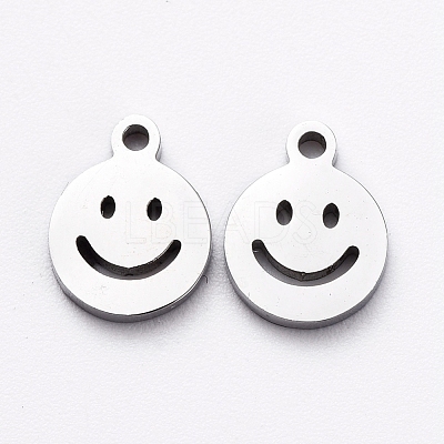 Non-Tarnish 304 Stainless Steel Charms X-STAS-G215-03P-1