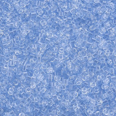 Transparent Glass Cylinder Beads SEED-S047-I-004-1