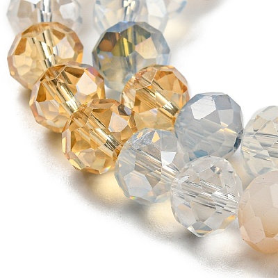 Glass Beads Strands EGLA-A034-M8mm-37-1