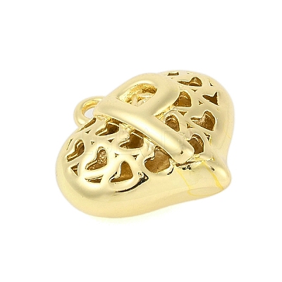 Hollow Brass Pendants for Valentine's Day KK-M289-03P-G-1