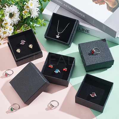 Texture Paper Jewelry Gift Boxes OBOX-NB0001-10B-02-1